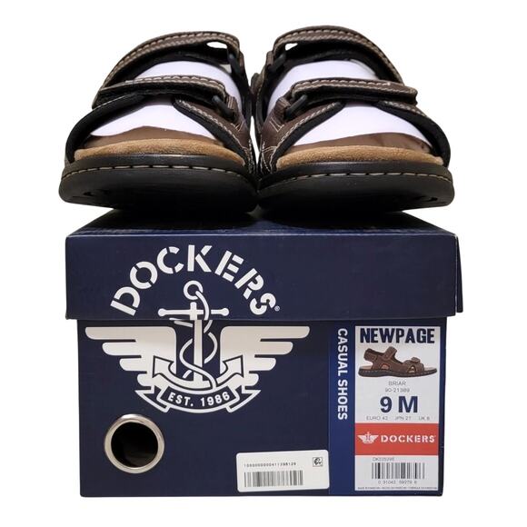 Dockers Men Newpage Slingback Sport River Sandals Size US 9M Briar Brown - Picture 4 of 4